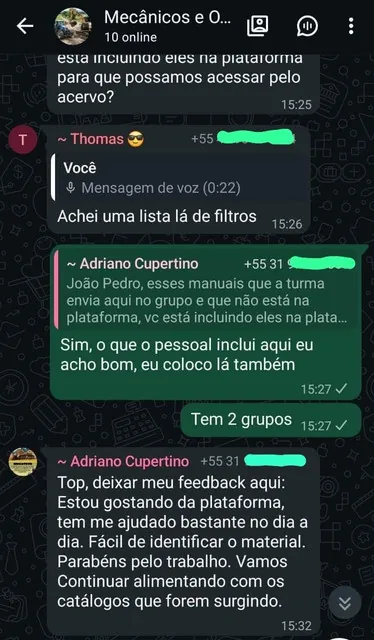 Depoimento de cliente