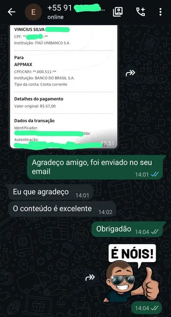 Depoimento de cliente